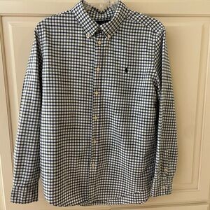 Ralph Lauren Blue and Green Plaid Shirt